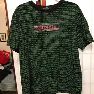 HYSTERIA Binary 10111010 Men’s Fashion T Shirt